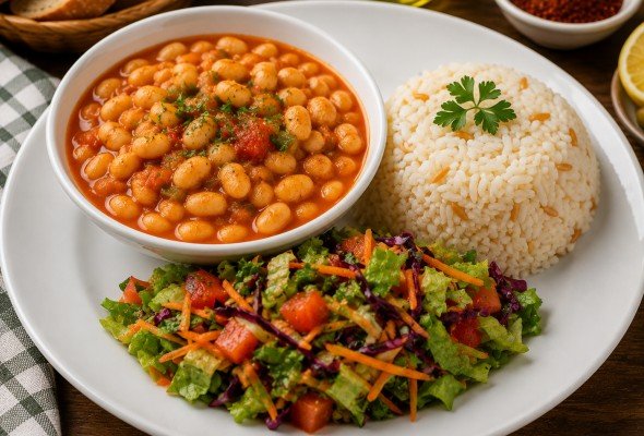 Kuru Fasulye + Pilav + Salata