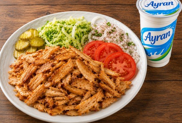 110 gr Porsiyon Döner + Ayran