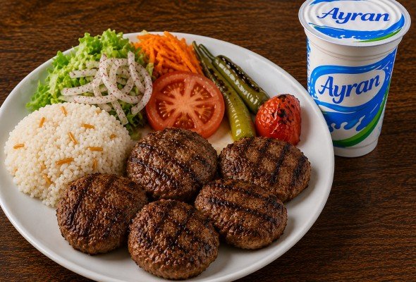 1,5 Porsiyon Köfte + Ayran