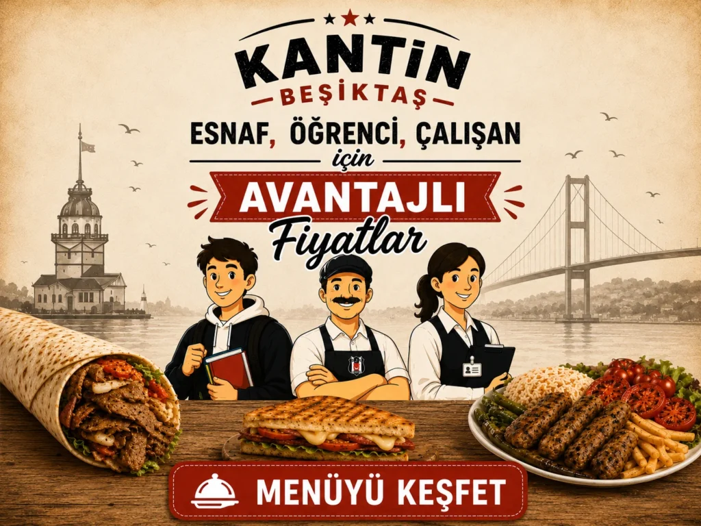Beşiktaş Kantin'de İndirim