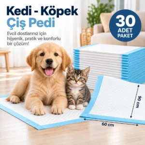 30'lu Kedi - Köpek Çiş Pedi / 60X90 cm