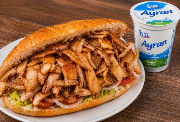 200 gr Double Döner + Ayran