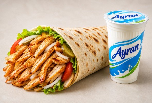 150 gr Dürüm Döner + Ayran