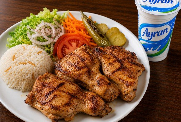 Porsiyon Tavuk Pirzola + Ayran